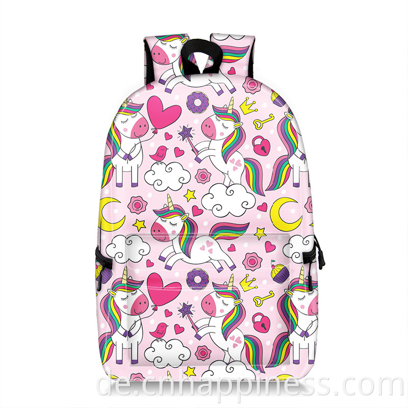 Großhandel leere Sublimation Volldruck wasserdichte Rucksäcke Zoo Tier Schultern Rucksack Schultasche